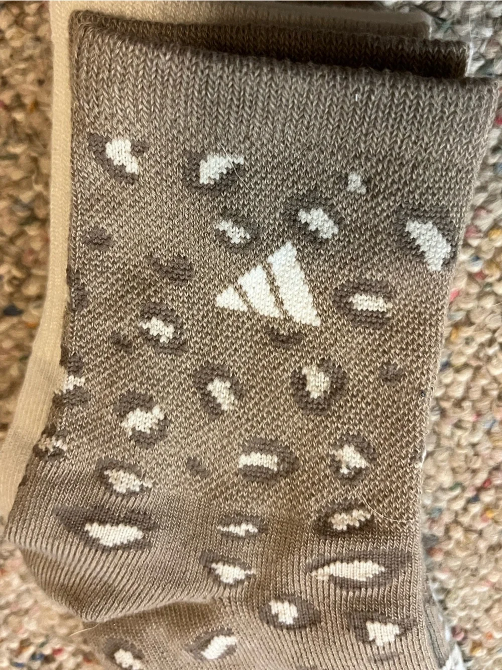 🆕 Adidas Leopard High Quarter Socks 3 Pack